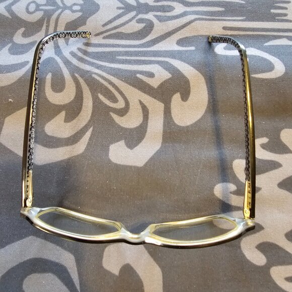 COACH LIZZIE (514) Eyeglasses 135mm Black Small Patterned - Picture 2 of 5